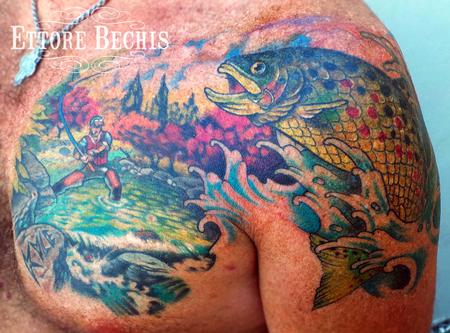 Tattoos - Fisher man - 114778